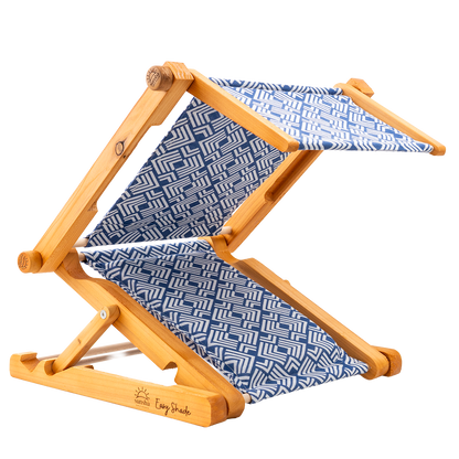 portátil padrão geométrico azul cobalto branco